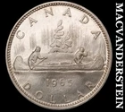 1965 Canadian Silver Dollar- Choice Gem Brilliant Unc Luster No Reserve #J4608