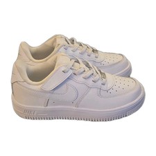 Size 1Y - Nike Kids' Force 1 Low EasyOn White FN0237-111 