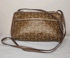 Pierre Cardin Vintage Monogram Purse Small - Shoulder Strap - Tan/Brown