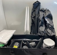 GVM P80S LED 4-Light Kit with Umbrellas, Softboxes, and Backdrops