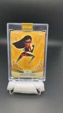 2025 Topps Pixar Gold Violet Parr Golden Icons Double Gold 1/1 #18797 S