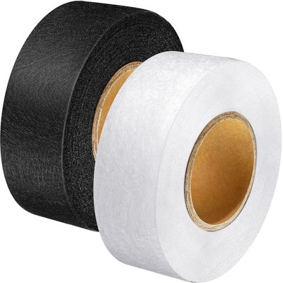 Outus 2 Rolls Hemming Tape Width: 1/2 Inch, Length: 27 Yards, Black, White 