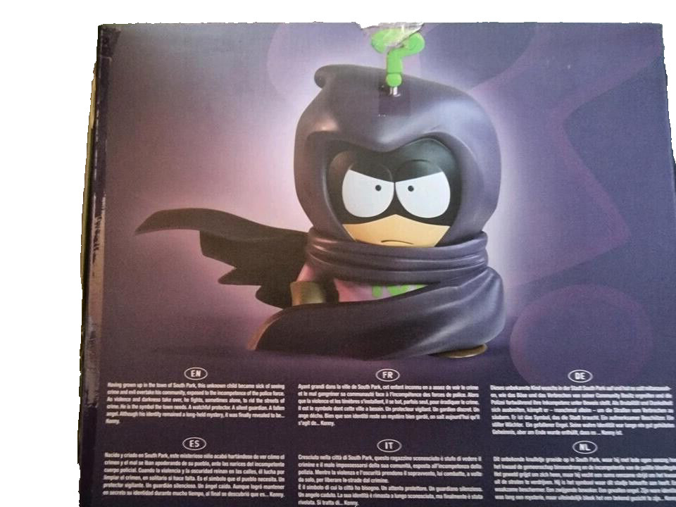 Figura South park mysterio embalaje original Lilla verde negro blanco colores