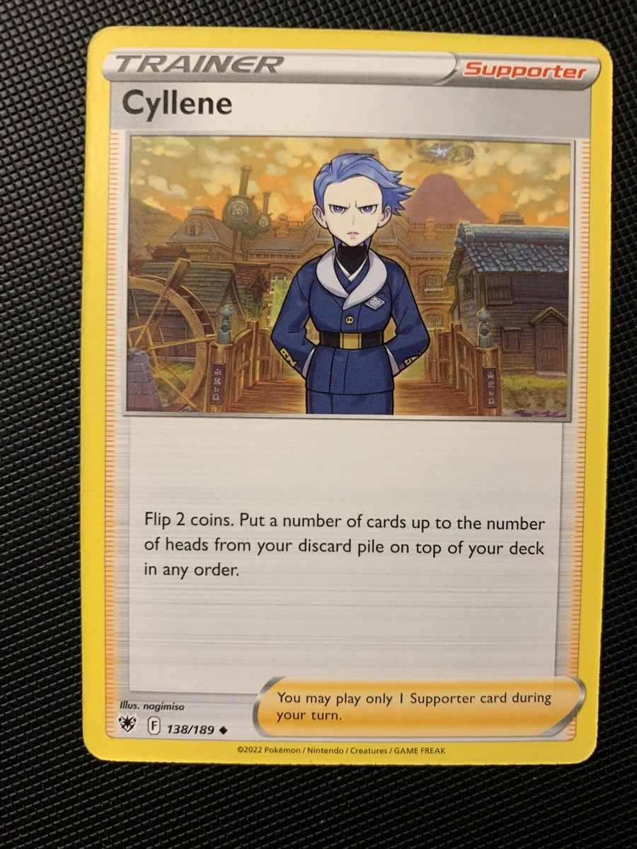 MINT Cyllene 138/189 Astral Radiance Pokemon TCG Supporter Card
