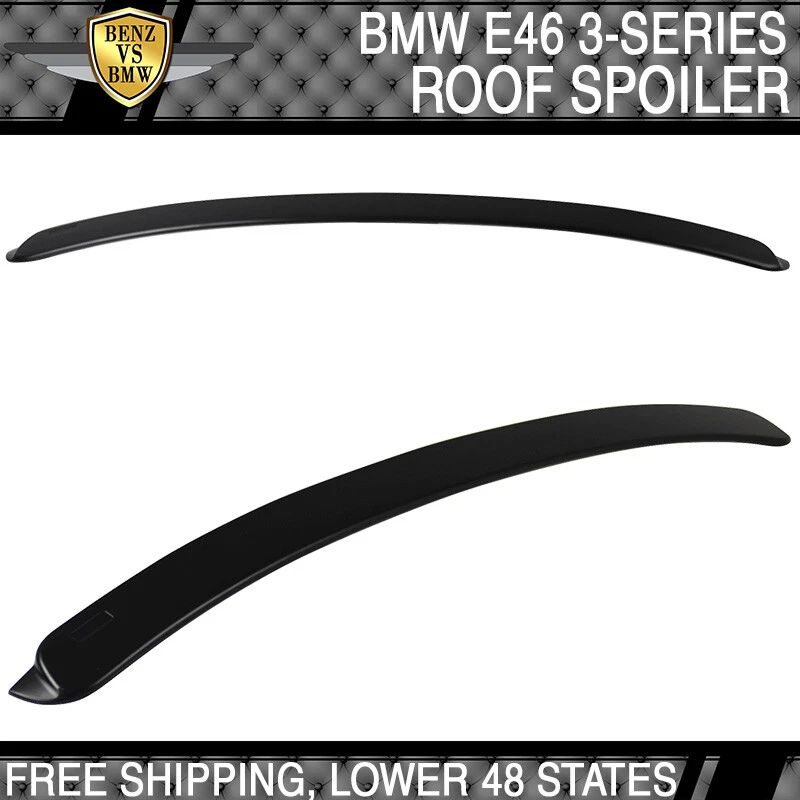 Fits 99-05 BMW 3 Series E46 4Dr AC Style Roof Spoiler Wing Lip Unpainted ABS - Изображение 4 из 4