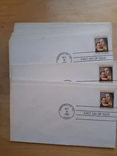 us stamps first day of issue lot of 21 Christmas Issue