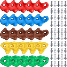 TopNew 25 Piece Rock Climbing Holds, Kids / Adults Wall Indoor Outdoor