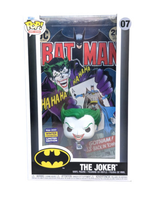 Funko POP! Comic Covers - DC Batman #07 The Joker 2022 Winter Con LE   NEU 