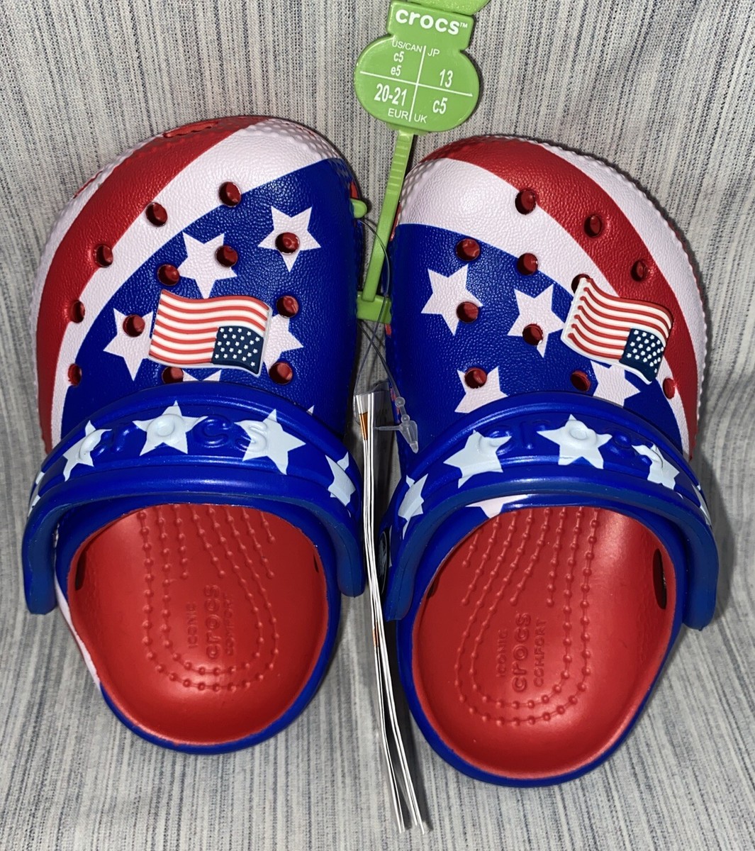 Kalinga Ashok Crocs Thongs Sale Flag Clogs American Flag Kids Crocs Crocs  Classic American Flag