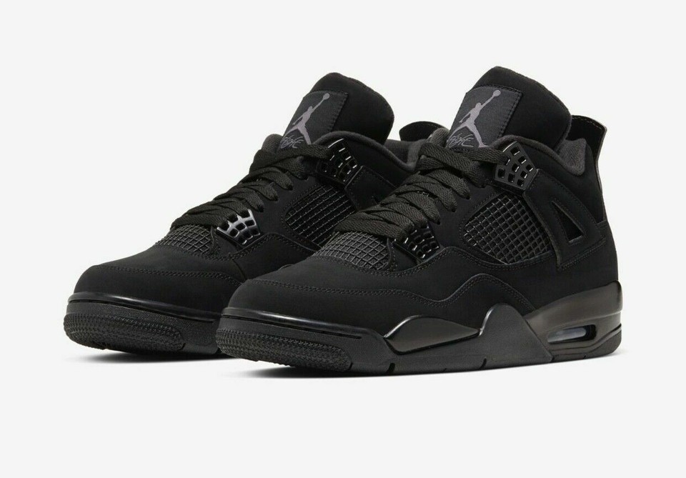 authentic jordan 4 black cat