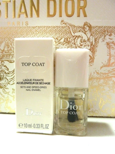 Christian DIOR TOP COAT Nail Polish ~ sets and speed dries nail enamel