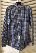Brooks Brothers 1818 Regent Gingham Check Long Sleeve Button Down Shirt, S New