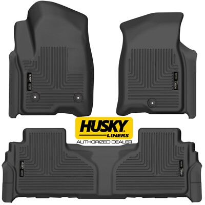 HUSKY X-Act Contour Floor Mats Front 2nd Row for Chevy Suburban Tahoe GMC Yukon