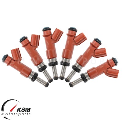 6 X Kraftstoff Injektoren 23250-31050 für 2007-2012 Lexus ES350 2007-2010 RX350