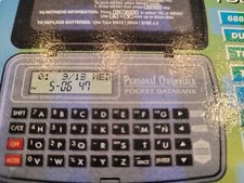 New in box: 1980s Personal Organizer Electronic Pocket Data Bank 688 Bytes 