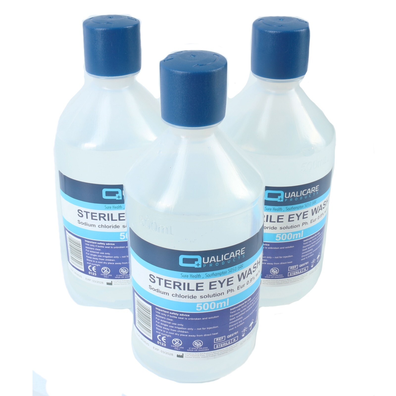 SALINE EYE WASH PODS WOUND SOLUTIONS Wall Mountable Work Place First