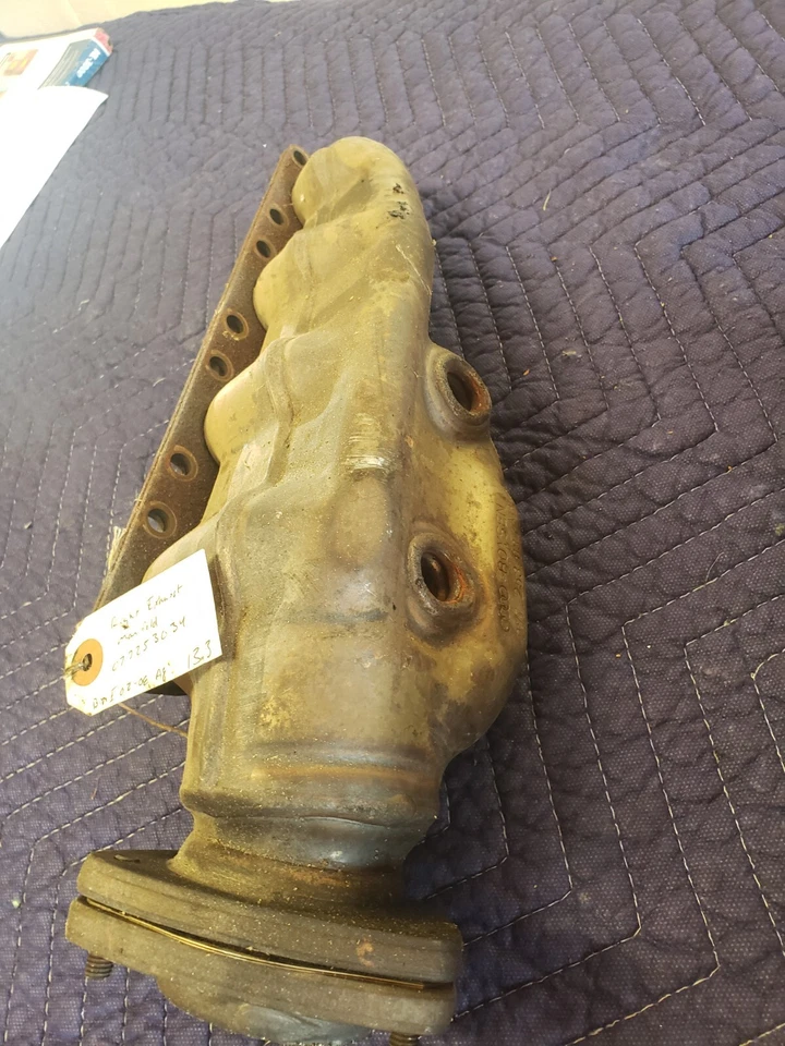 Colector de escape derecho Audi A8 Quattro 2004-2008 077253034 OEM Foto 3 de 4