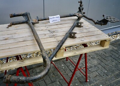 Original Harley-Davidson Seitenwagen Rahmen Knucklehead Sidecar Frame 1937
