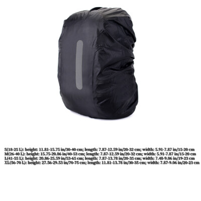 1PC Reflective Backpack Rain Cover Waterproof Outdoor Cycling Raincover Bag  | eBay