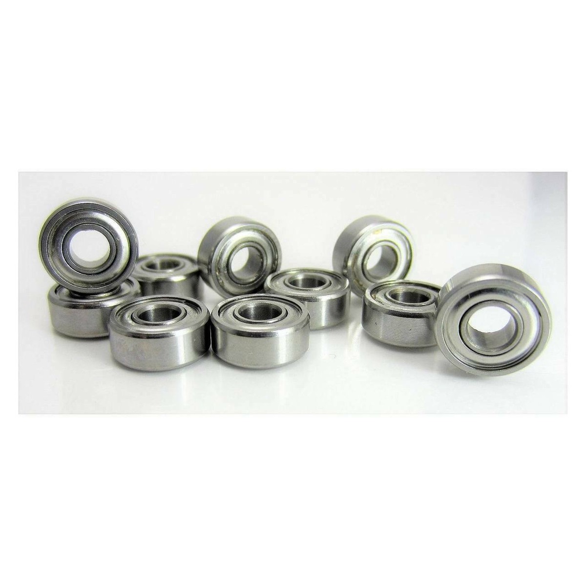 2Pcs SMR115ZZ CB Air Bearing 5 * 11 * 4 mm ABEC-7 Stainless Steel Hybrid Ceramic Bearing Dry