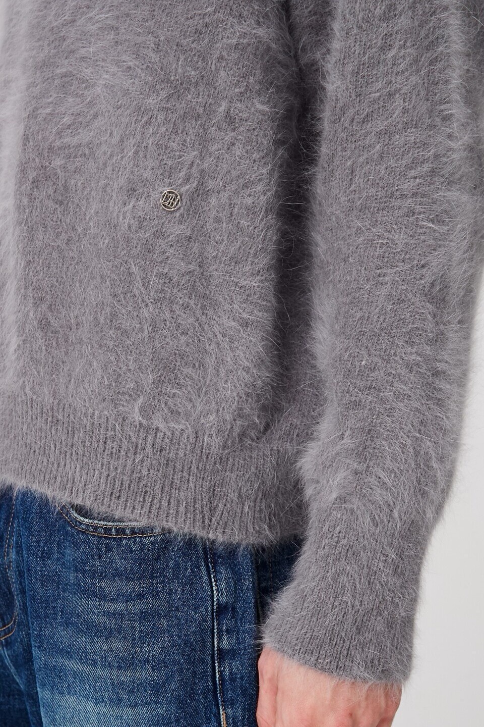 Moonsun Angora Sweater, Unisex , Fine Knitware, Large, Chest-22, Length-25, RARE image 3