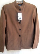 Jones Elements..silk & Linen..brown..light Jacket / Blazer..new ($199)..sz 10