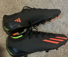 Men's Adidas Soccer Cleats X Speedportal.3 FG ID4922 Black Red Size 11.5