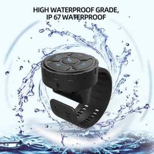 Wireless Bluetooth 5.3 Remote Button Helmet Earphone Handlebar Media Controller