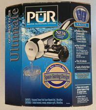 Pur Advanced Faucet Filtration System w/ Max Ion Water Filter Technology Chrome