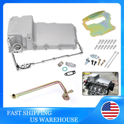 LS SWAP RETROFIT LOW PROFILE OIL PAN KIT FOR GM LS1 LS2 LS3 ENGINE 55-87 302-1