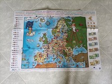 Mappa / cartina unione europea in inglese per bambini 🗺️📍
