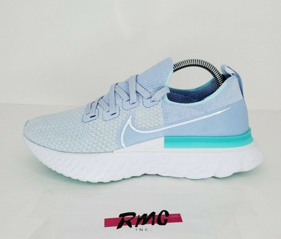 nike react infinity run flyknit hydrogen blue