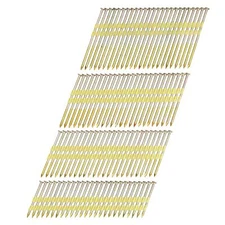 600 Pack Framing Nails 21° Round Head Galvanized Smooth Shank Various Sizes