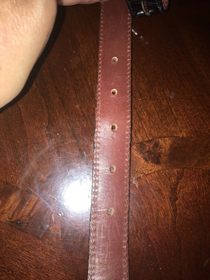 Cinturón de cocodrilo genuino Barry Kieselstein Cord Foto 4 de 4