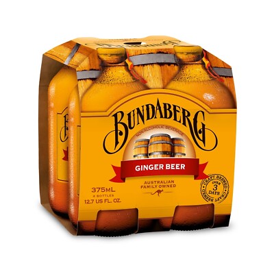 Bundaberg Ginger Beer, 12.7 Fl Oz (pack of 4)
