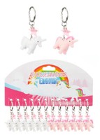 1X SchlüSselanhäNger Einhorn Sortiert Unicorn SchlüSsel AnhäNger PlüScheinhorn