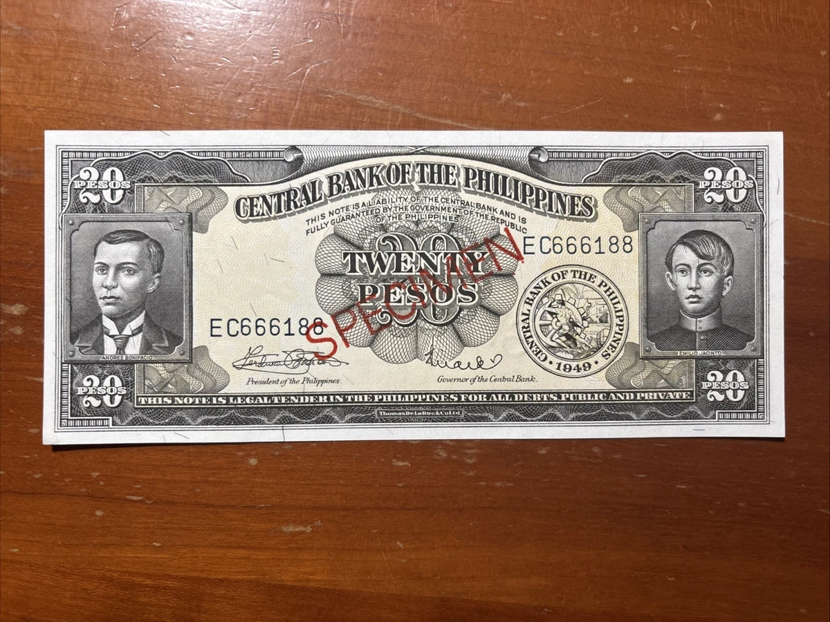 Uncertified Philippine Paper Money Specimens for sale | eBay