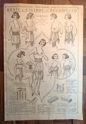Busti, Gürtel, BHs Und Kinderunterwäsche - Mailand 1924 Katalog Nr. 103
