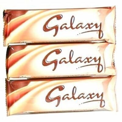 Galaxy Milk Chocolate Bar 46gr (1.6oz) - 3er Pack Riegel von Mars
