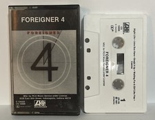 Foreigner 4 Atlantic Records 1981 Rare First Release Cassette Tape Nice