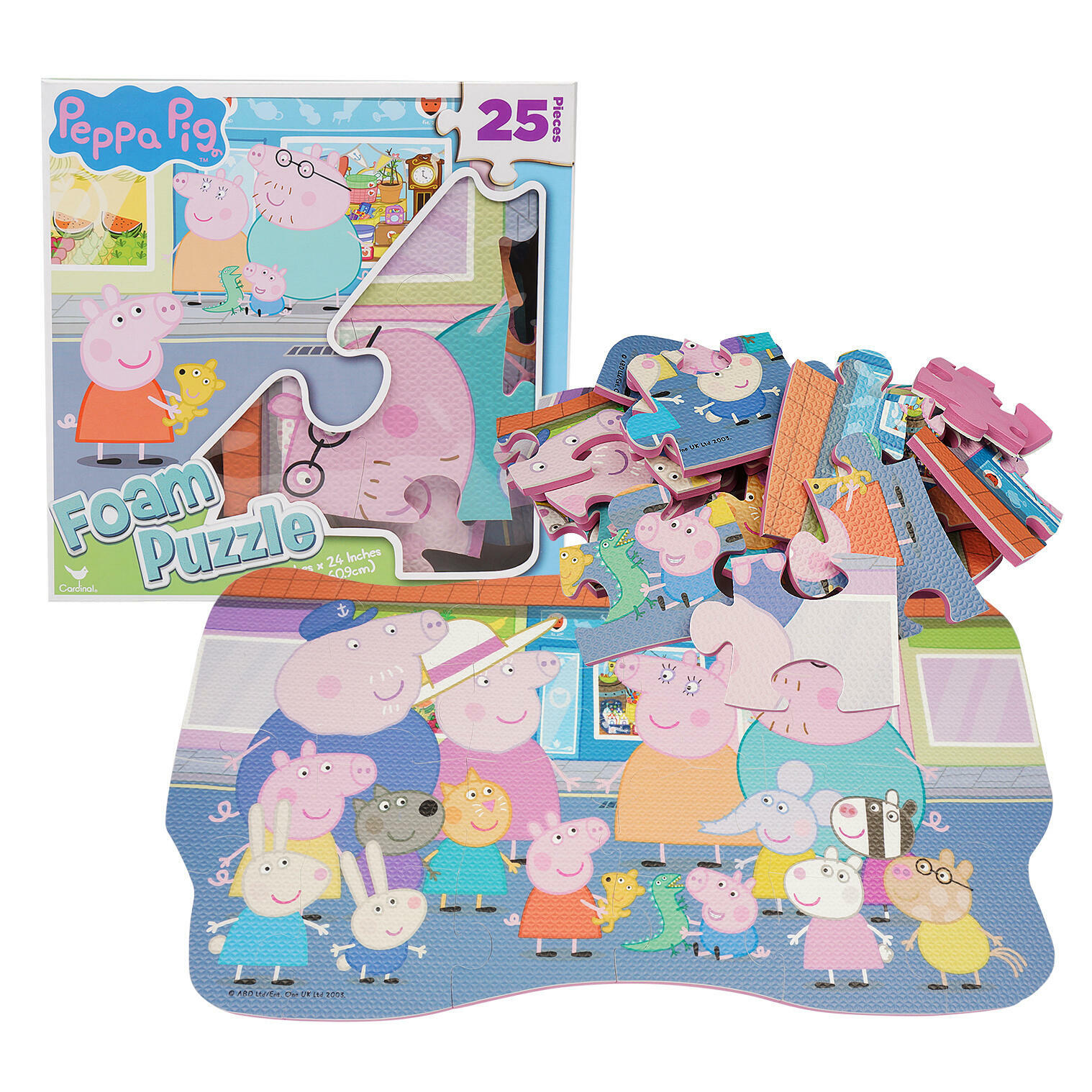 peppa pig foam mat