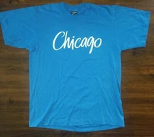 Vintage Chicago Shirt Screen Stars Medium Cubs