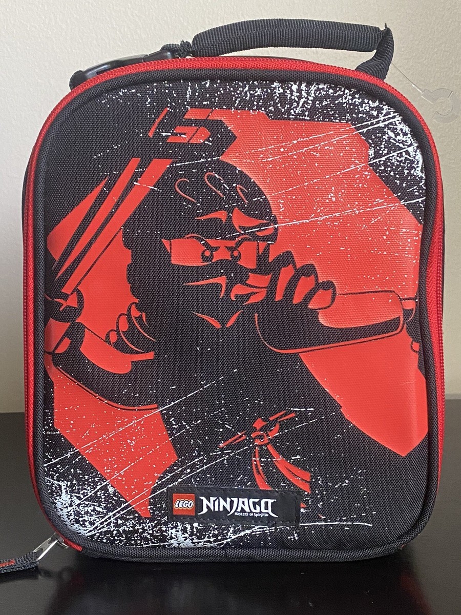 lego ninjago masters of spinitzu kai nsulated lunch bag 9.5