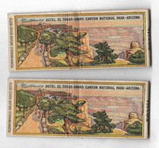 Lot of 2 Vintage Fred Harvey Hotel El Tovar G...