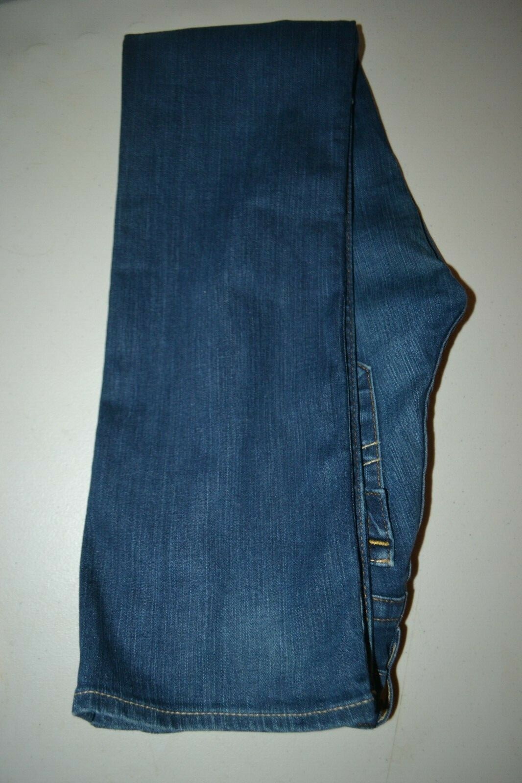 True Religion Women's Wendy Straight Pocket Flaps Dark Blue Jeans Sz 29x34 thumbnail 11