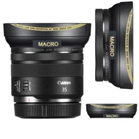 HD4 ULTRA WIDE FISHEYE LENS + MACRO LENS FOR Canon RF 35mm f/1.8 IS Macro STM L