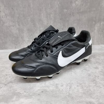 nike black leather football boots