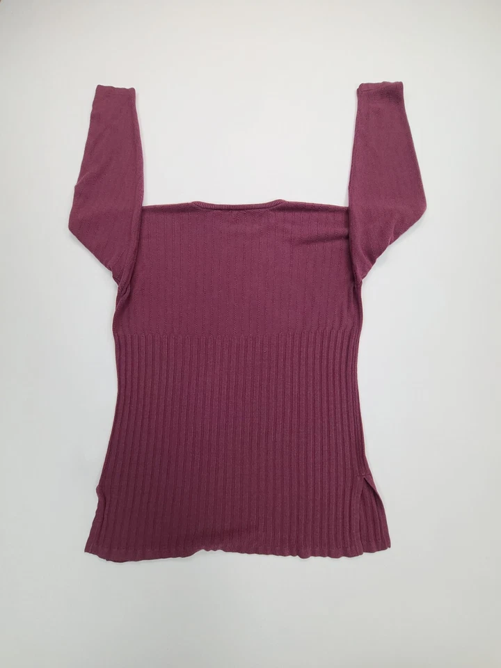 Hillard & Hanson Sweater Womens Large Purple Pullover Outdoors Comfort Ladies - Image 2 of 4