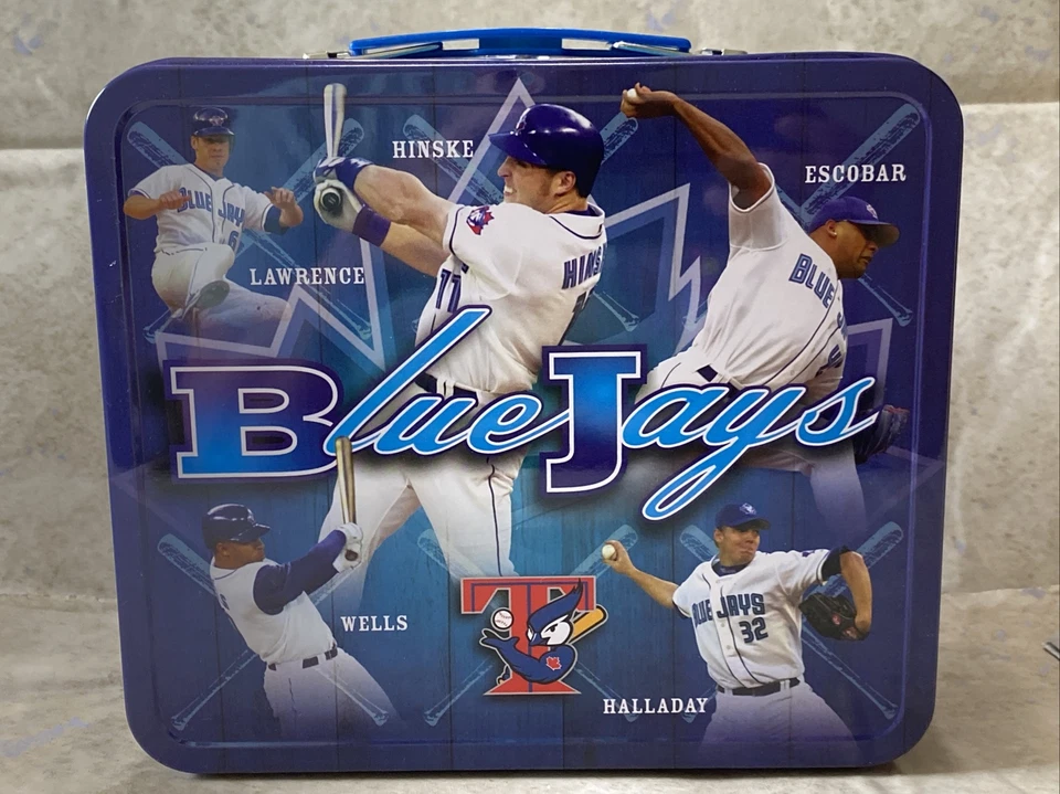 MLB Toronto Blue Jays promotional Lunch Box 2002 Roy Halladay Thermos Towel NEW - Image 2 of 4