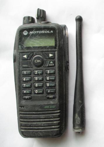 Motorola XPR6550 AAH55QDH9LA1AN Digital MOTOTrbo UHF 403-470 Two Way 2 Way Radio